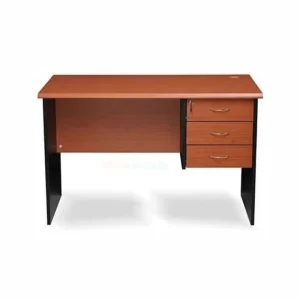 1.4M Wooden Office Table with Drawer – Durable Executive Desk for Home & Office Workspace